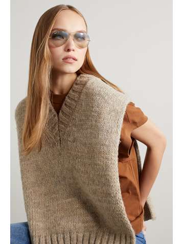 RAY-BAN Aviator-style gold-tone sunglasses