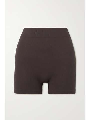 SKIMS Stretch Rib shorts - Soot
