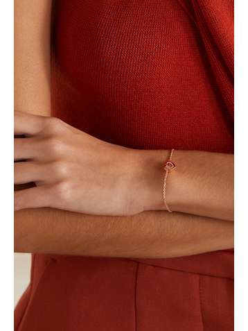 CHOPARD Happy Diamonds Armband aus 18 Karat Roségold mit Diamant