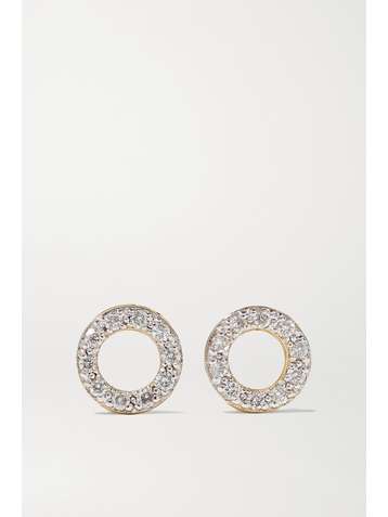 MATEO 14-karat gold diamond earrings