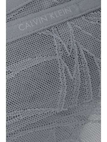 CALVIN KLEIN Sheer Marquisette lace and jersey thong