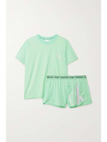 CALVIN KLEIN Pyjama en jersey stretch imprimé