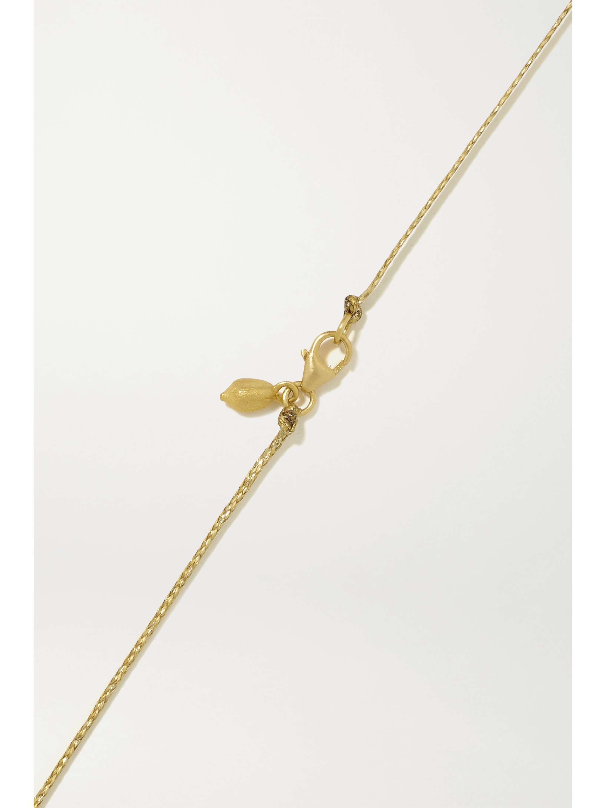 PIPPA SMALL 18-karat gold quartz necklace