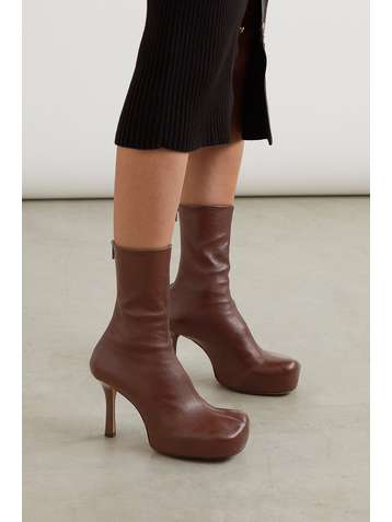 BOTTEGA VENETA Bottines plates-formes en cuir