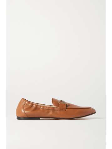 TOD'S Doppia Loafers aus Leder mit Logoverzierung