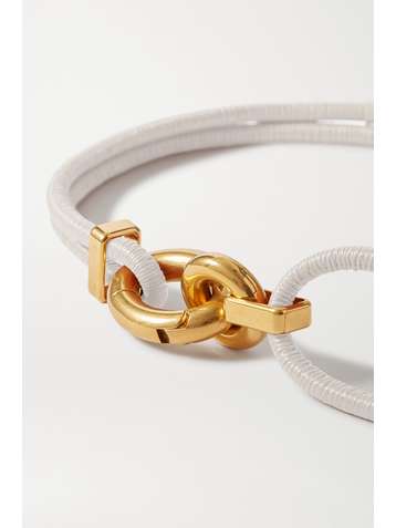 BOTTEGA VENETA Ceinture en cuir à fronces