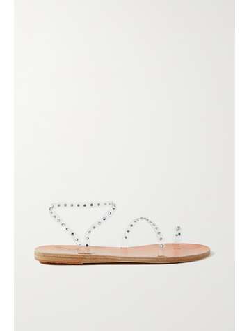 ANCIENT GREEK SANDALS Sandales en PVC à cristaux Swarovski Apli Eleftheria