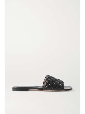 BOTTEGA VENETA Quilted leather slides