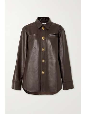 BOTTEGA VENETA Leather shirt