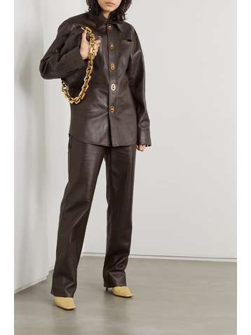 BOTTEGA VENETA Leather shirt