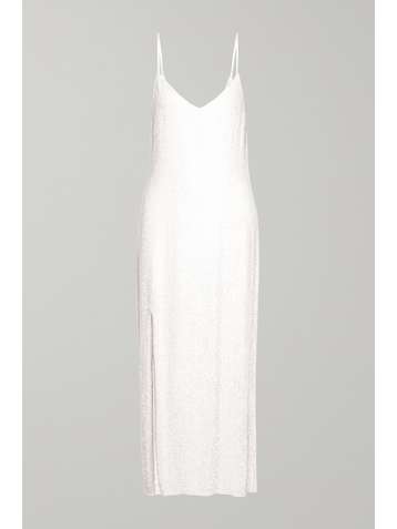 RETROFÊTE Rebecca sequined chiffon gown