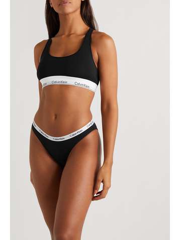 CALVIN KLEIN Brassière en coton mélangé stretch Modern Cotton