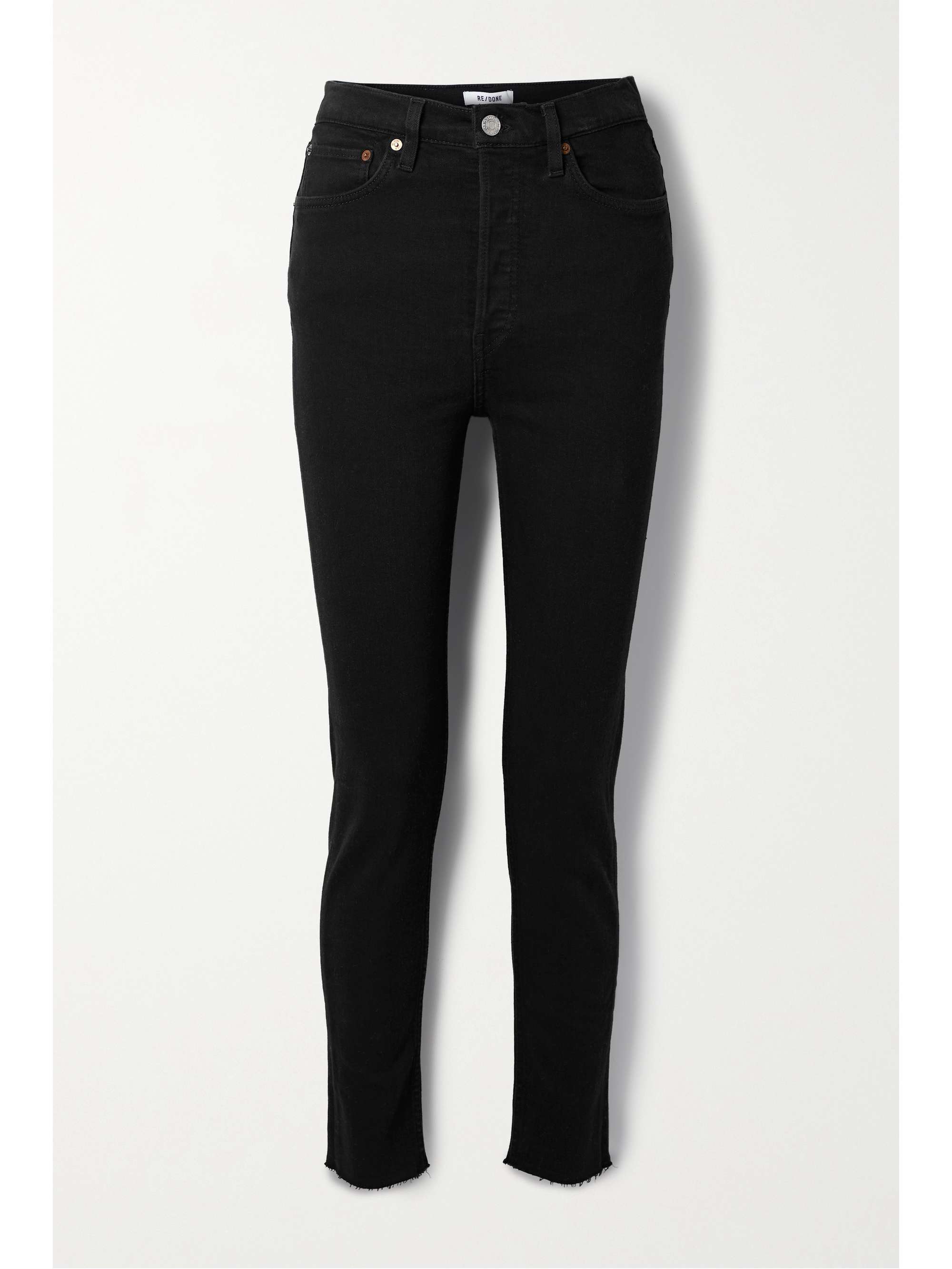 High-Rise Ankle Crop skinny jeans 