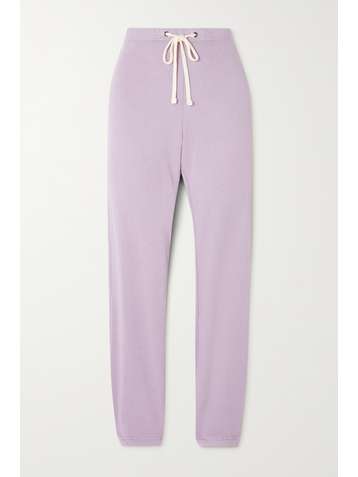 JAMES PERSE Supima cotton-terry track pants