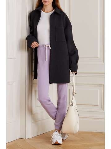 JAMES PERSE Supima cotton-terry track pants