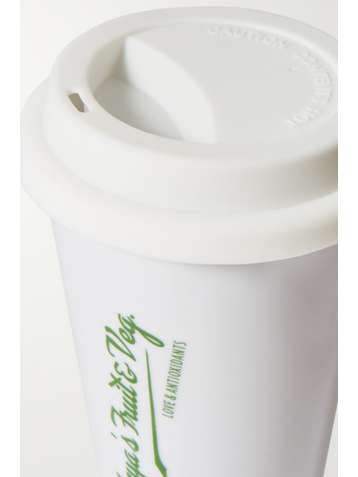 ANYA HINDMARCH Anya's Fruit & Veg printed ceramic coffee cup