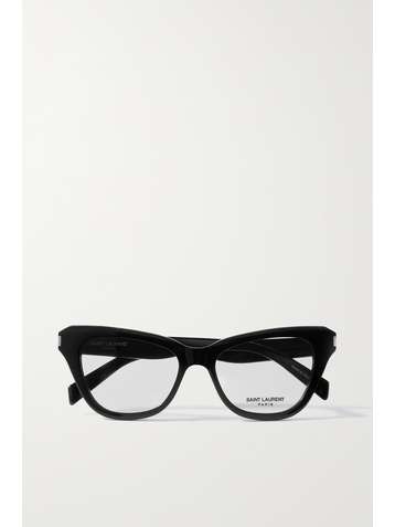 SAINT LAURENT Cat-eye acetate optical glasses