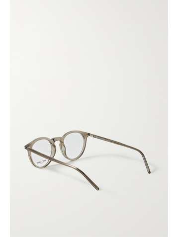 SAINT LAURENT Round-frame acetate optical glasses