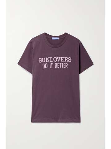 PARADISED + NET SUSTAIN printed cotton-jersey T-shirt