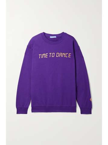 PARADISED + NET SUSTAIN printed cotton-blend jersey sweatshirt