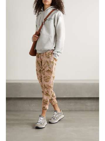 PARADISED + NET SUSTAIN printed cotton-blend jersey hoodie