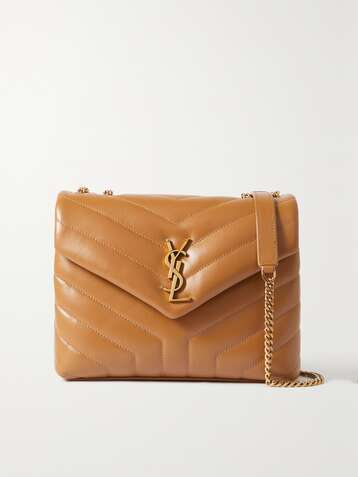 SAINT LAURENT Sac porté épaule en cuir matelassé Loulou Small