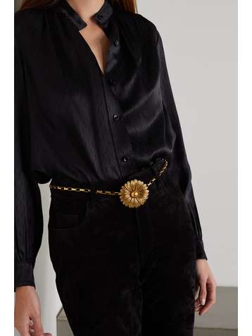 SAINT LAURENT Ceinture dorée