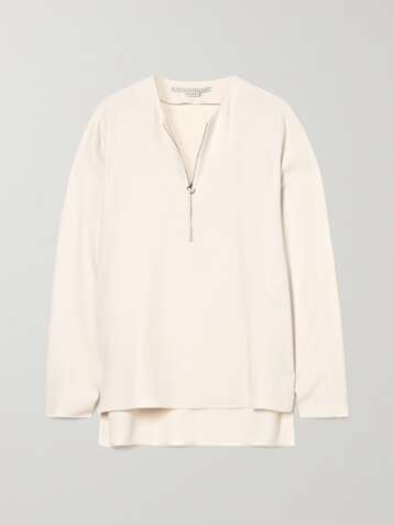 STELLA MCCARTNEY + NET SUSTAIN Arlesa crepe top