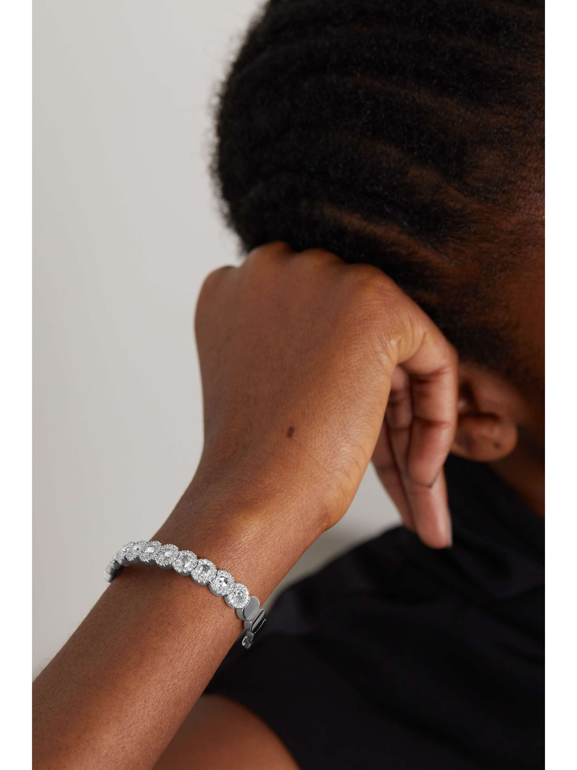 DAVID MORRIS Armspange aus 18 Karat Gold mit Diamanten