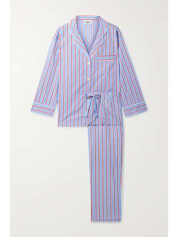 SLEEPY JONES Marina Pyjama aus gestreifter Baumwollpopeline