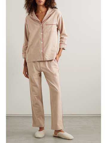 SLEEPY JONES Marina Pyjama aus Baumwollflanell