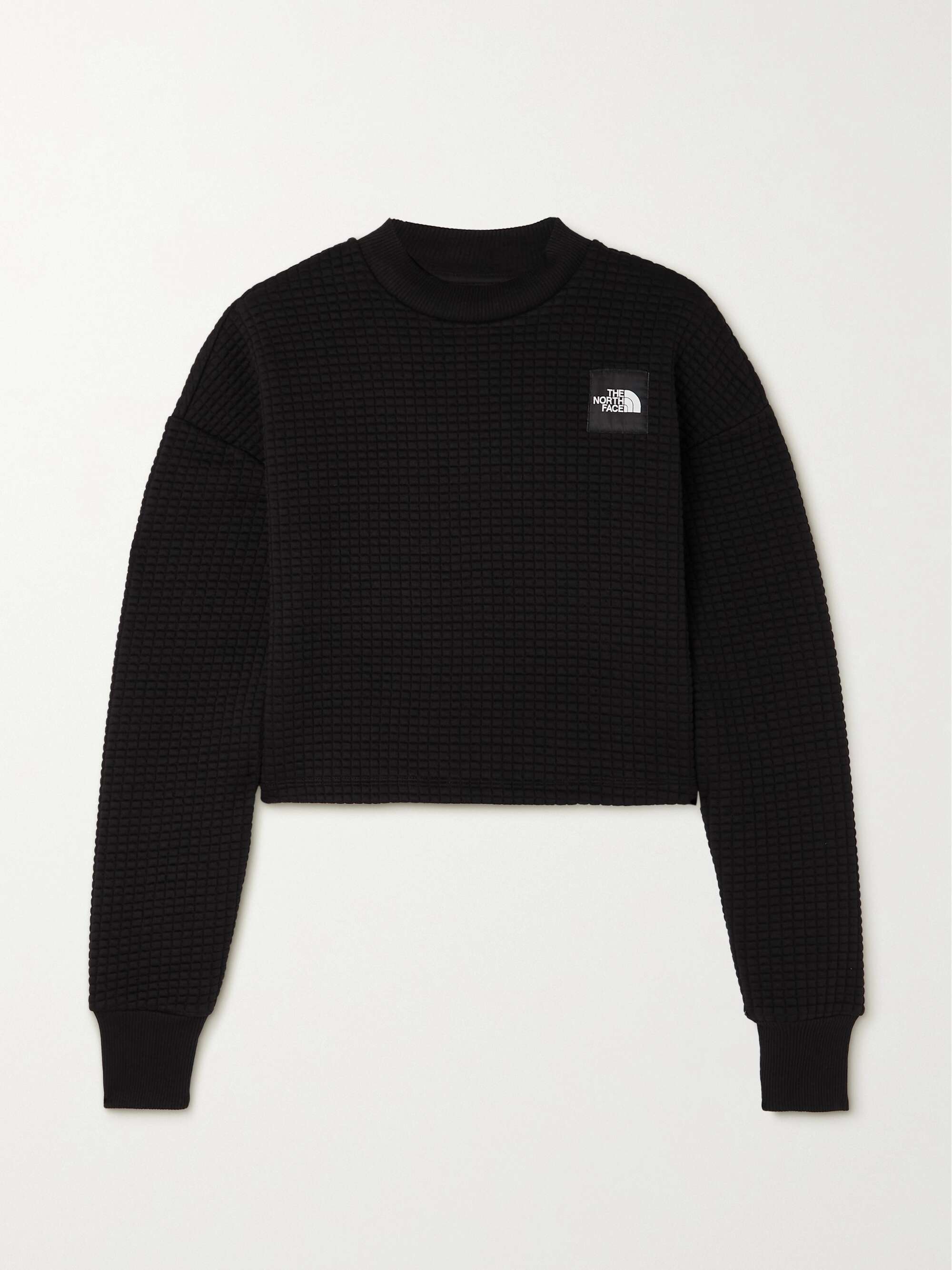 Mhysa cropped quilted jersey sweatshirt 