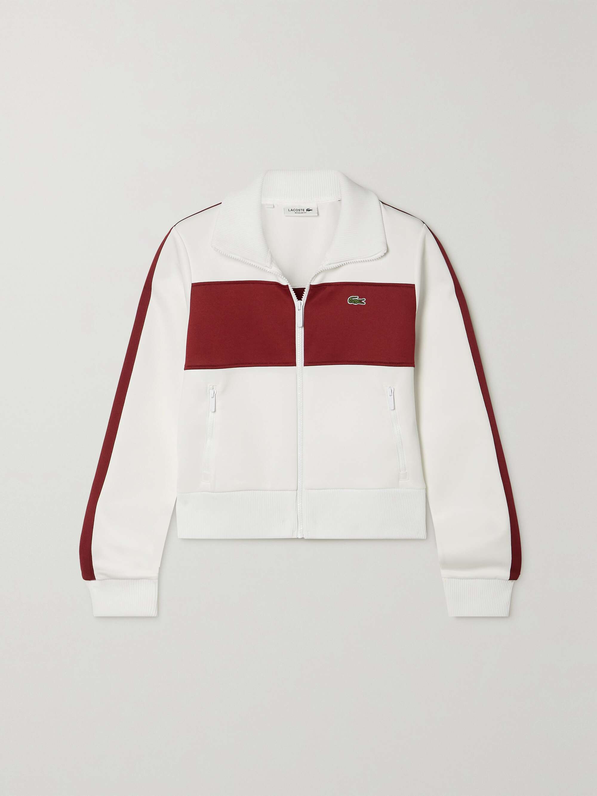 Fjernelse Kina Har råd til LACOSTE Color-block stretch-jersey track jacket | NET-A-PORTER