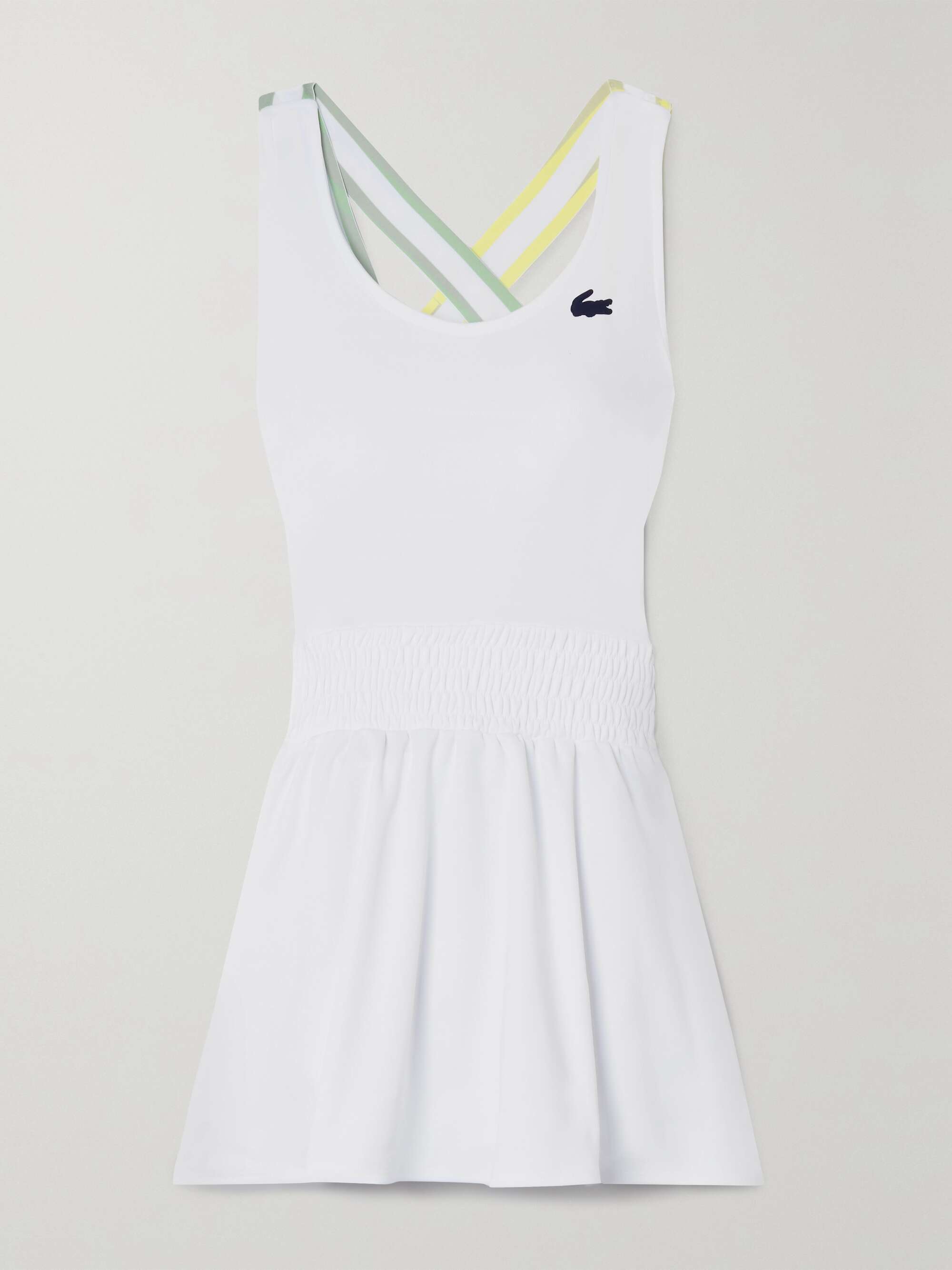 white lacoste tennis dress