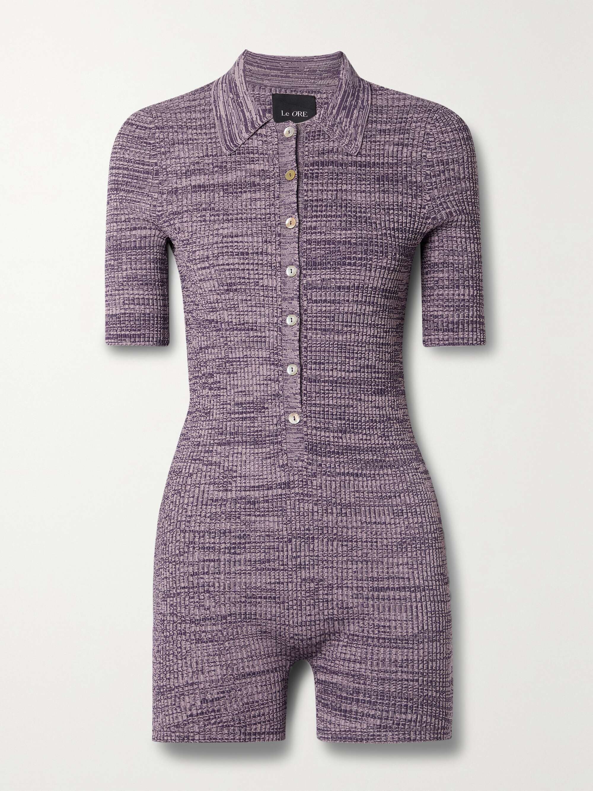 Purple Rimini space-dyed recycled 