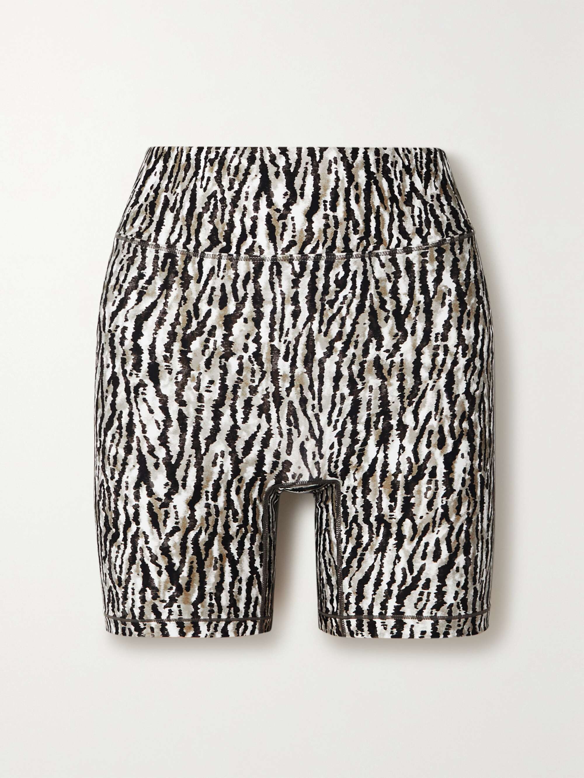 Stage zebra-print stretch shorts 