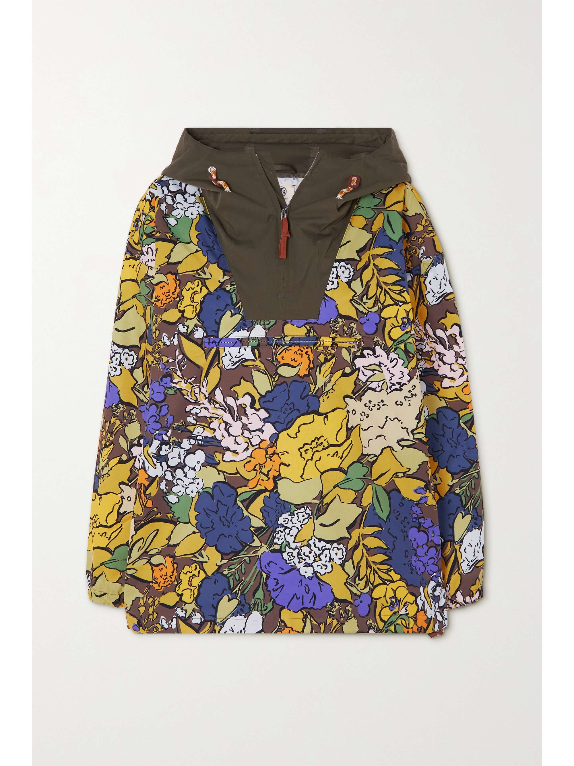 floral-print twill jacket | TORY SPORT 