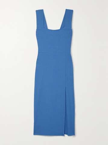 REFORMATION Cassi ribbed stretch-TENCEL Lyocell midi dress