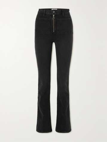 REFORMATION + NET SUSTAIN Peyton organic high-rise bootcut jeans