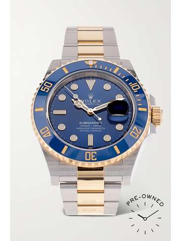 ROLEX Pre-Owned 2020 Submariner Automatic 41mm Oystersteel and 18-karat gold watch