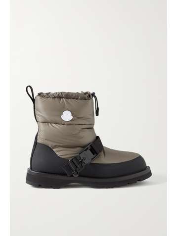MONCLER GENIUS + 4 Moncler HYKE Mhyke rubber-trimmed quilted ripstop snow boots