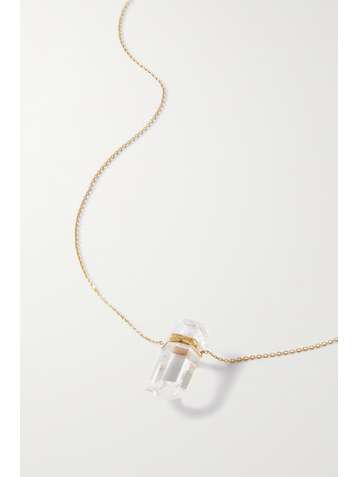 JIA JIA Collier en or et quartz