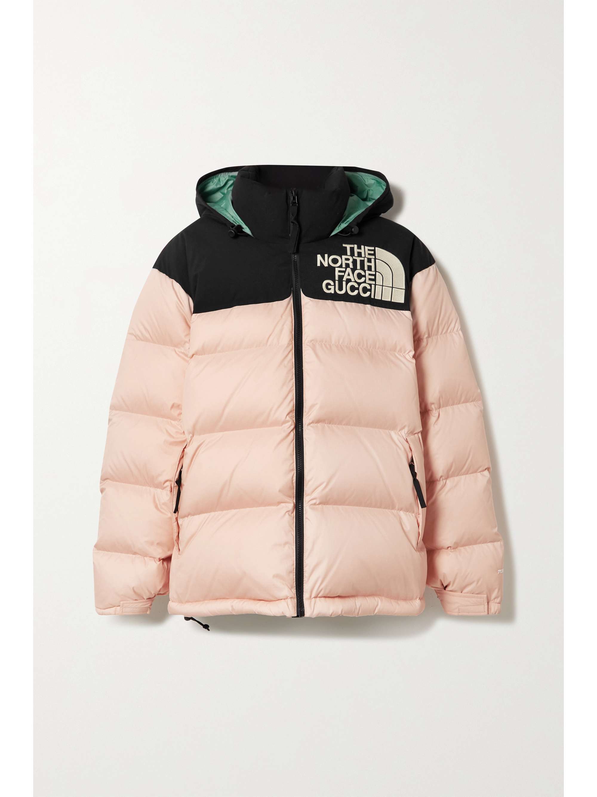the north face hooded padded jacket