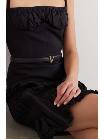 VERSACE Leather waist belt