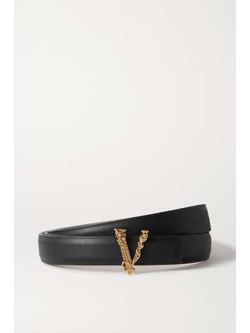 VERSACE Leather waist belt