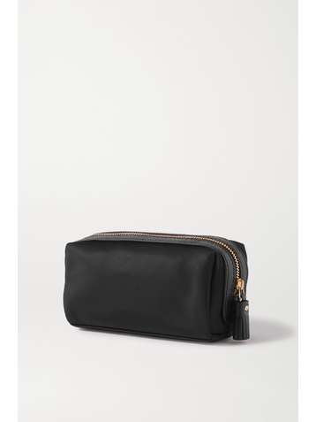 ANYA HINDMARCH Girlie Stuff leather-trimmed ECONYL cosmetics case