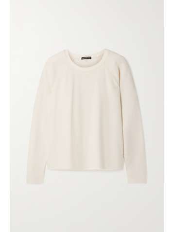 JAMES PERSE Pullover aus einer Baumwoll-Kaschmirmischung