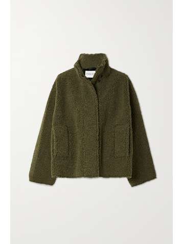 STAND STUDIO Hazel faux shearling jacket