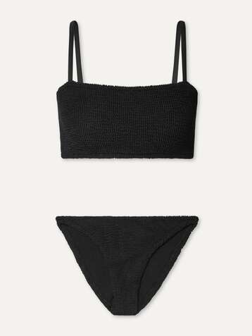 HUNZA G Gigi Bikini aus Seersucker
