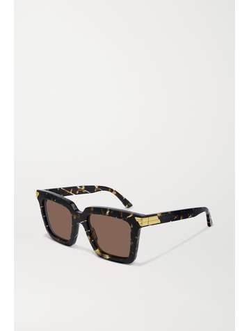 BOTTEGA VENETA Oversized square-frame acetate sunglasses